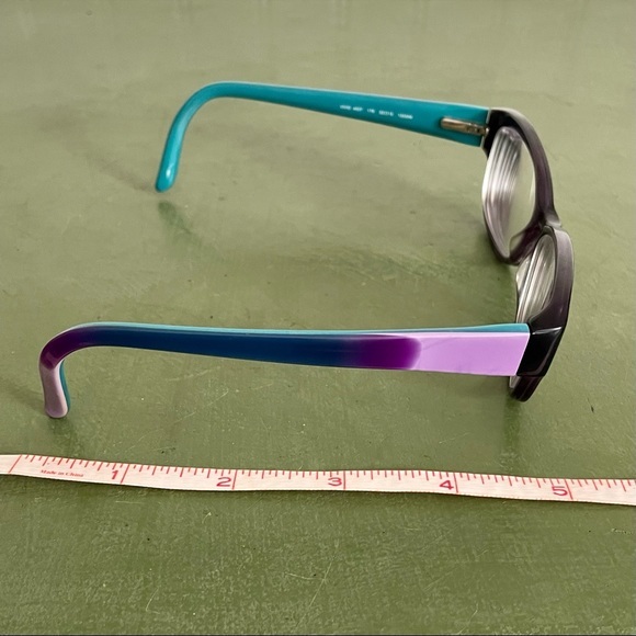 Vivid Eyewear #4027 Prescription Frames in Purple & Teal - Picture 6 of 9